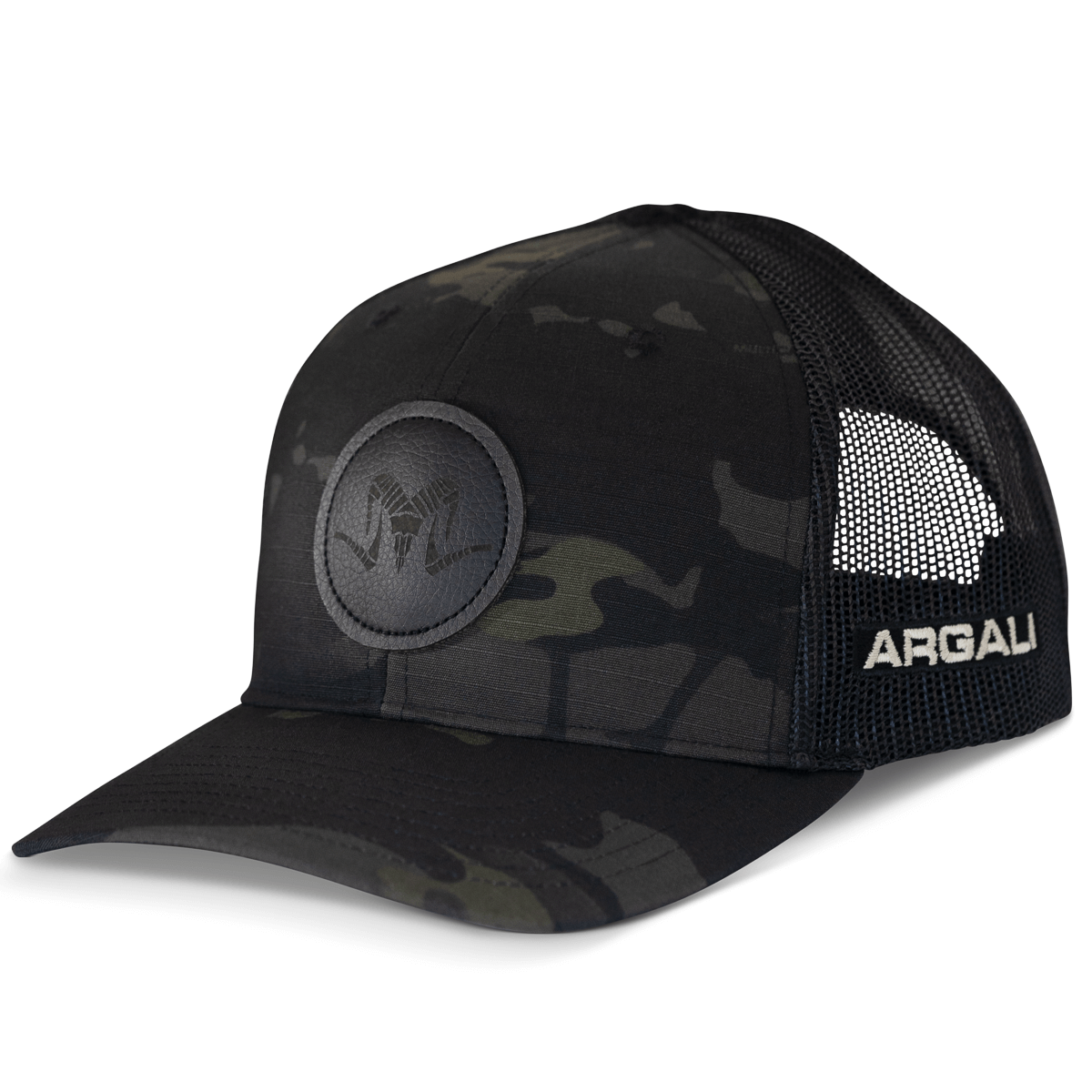Black shop camo cap