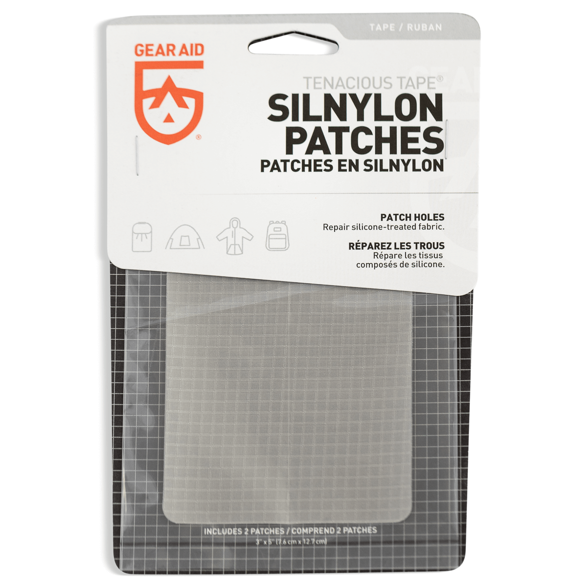 gear aid patches GEAR AID Tenacious Tape Silnylon Patches