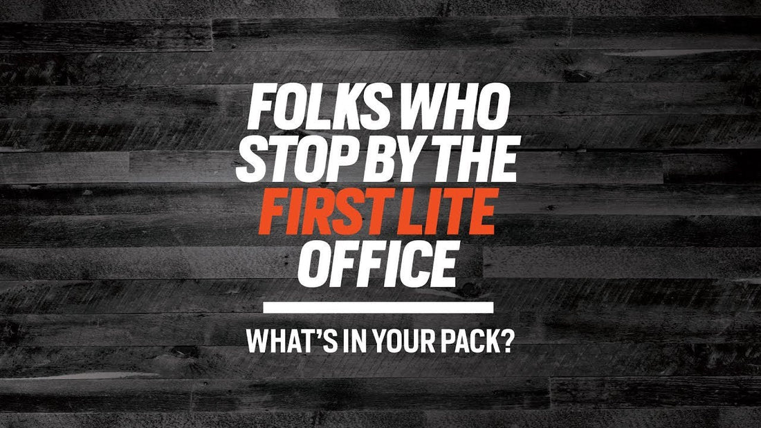 First Lite – What’s In Your Pack Video