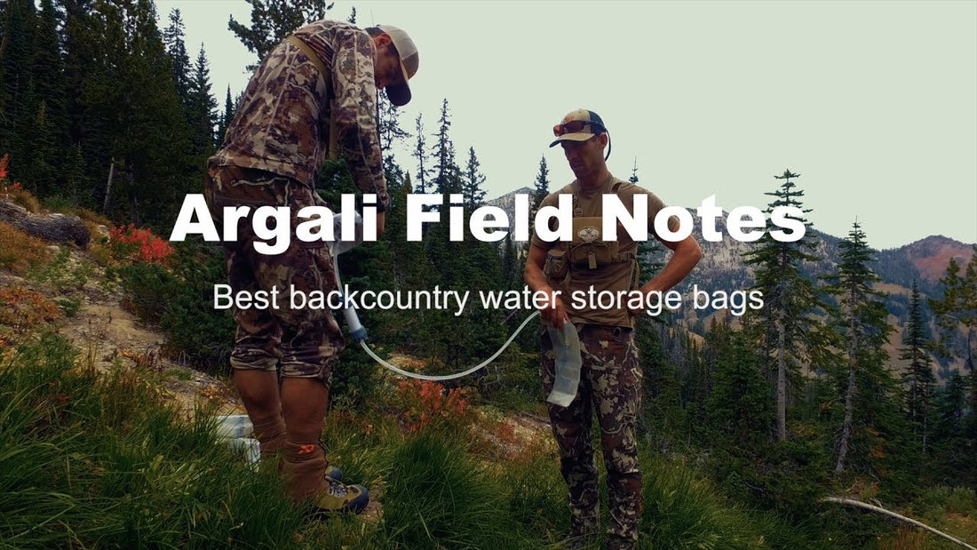Backcountry Water Storage Bags
