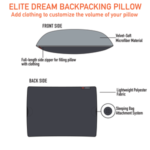 Elite Dream Backpacking Pillow