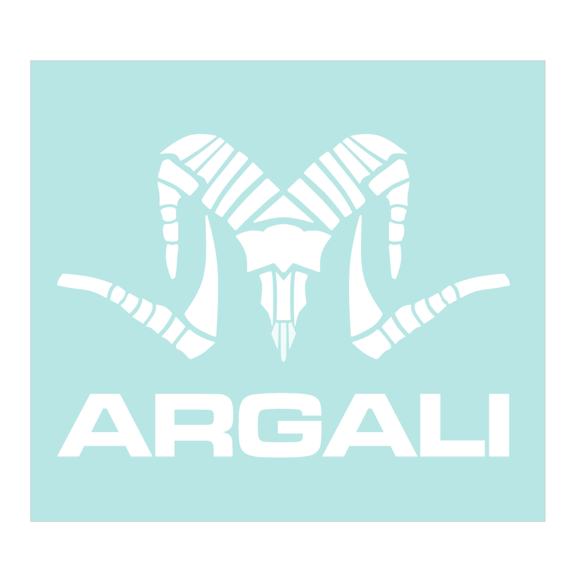 Argali Large Window Decal